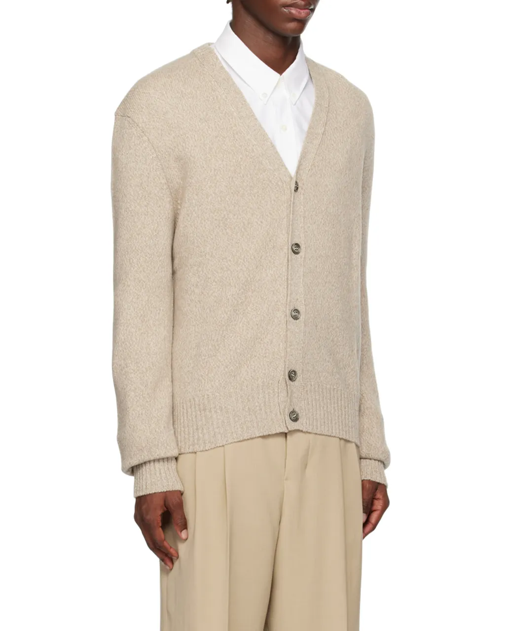 Ami De Coeur V-Neck Knitted Cardigan
