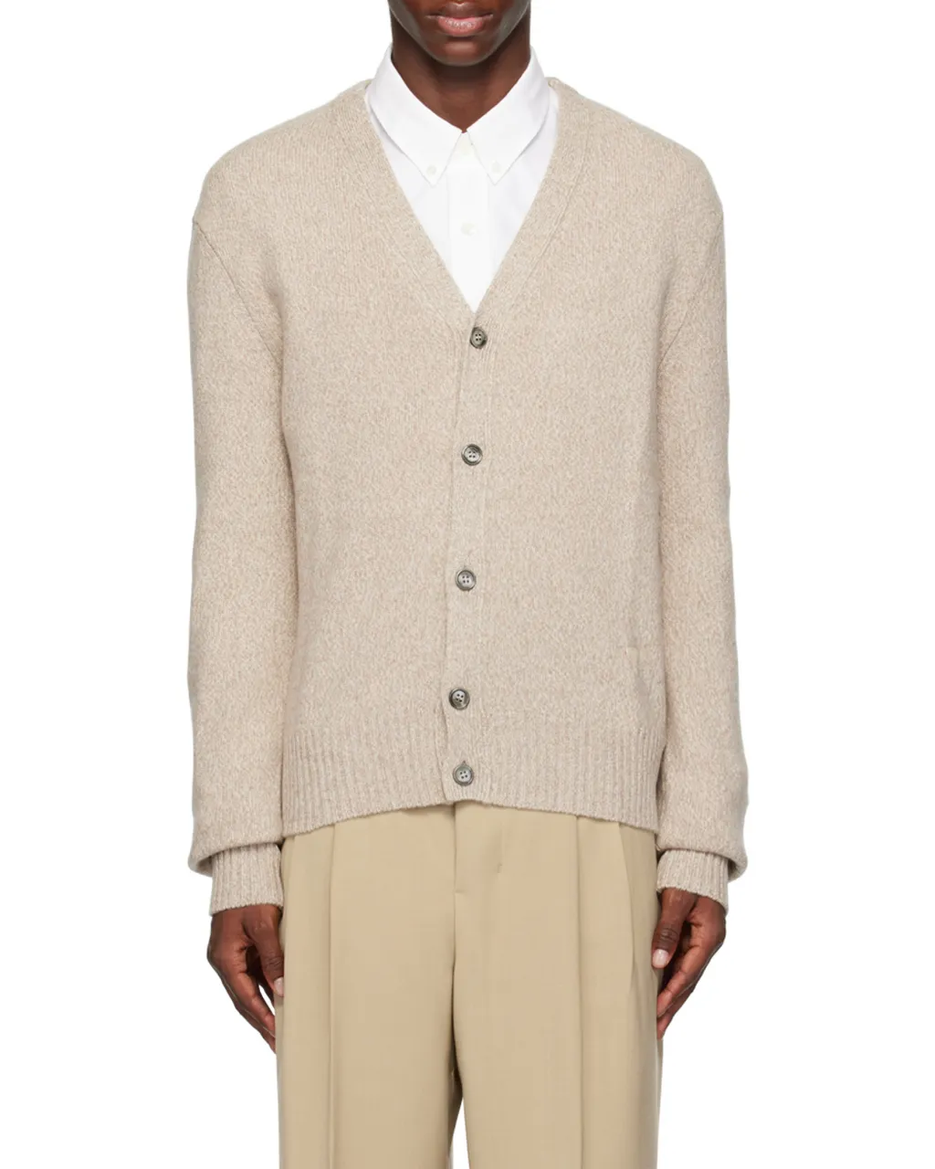 Ami De Coeur V-Neck Knitted Cardigan