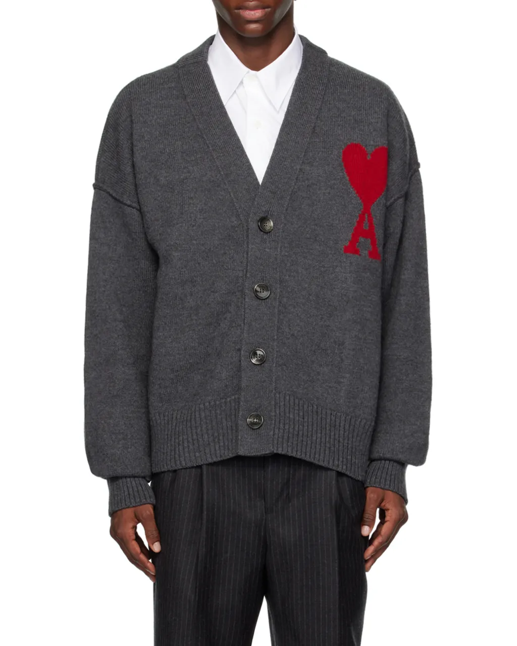 Ami De Coeur Knitted Buttoned Cardigan