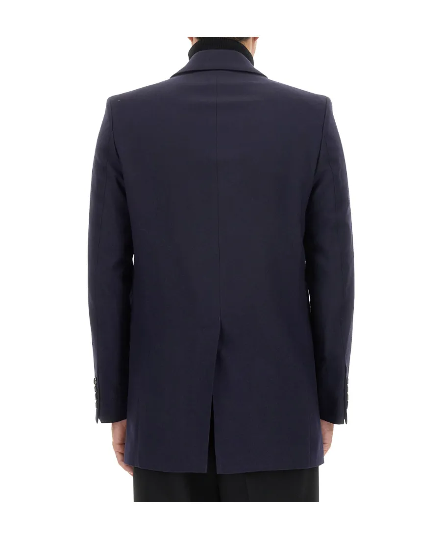 V-Neck Double-Breasted Tailored Blazer