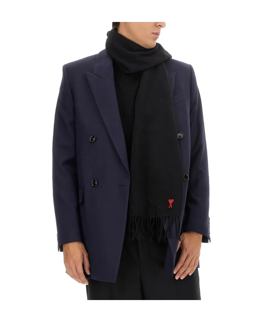 V-Neck Double-Breasted Tailored Blazer