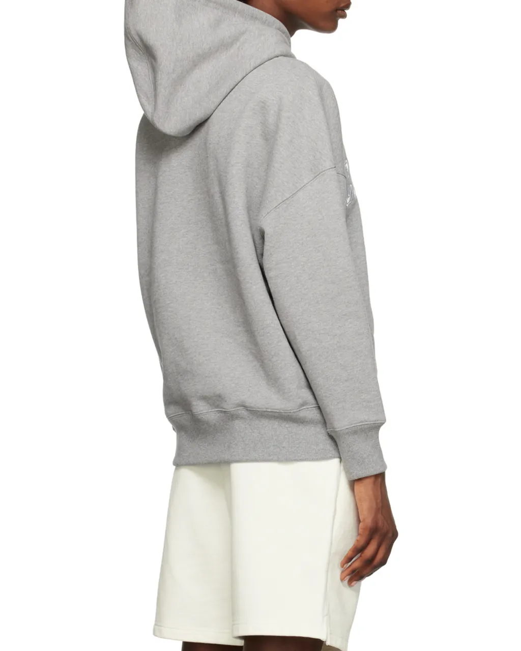 Coeur Sacré Embroidered Drawstring Hoodie