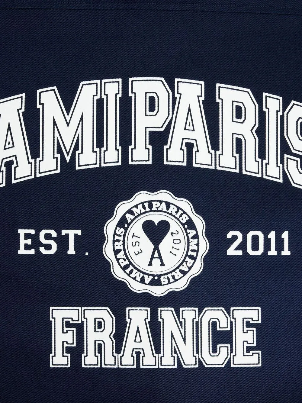 Logo-Printed Long-Sleeved Buttoned Shirt