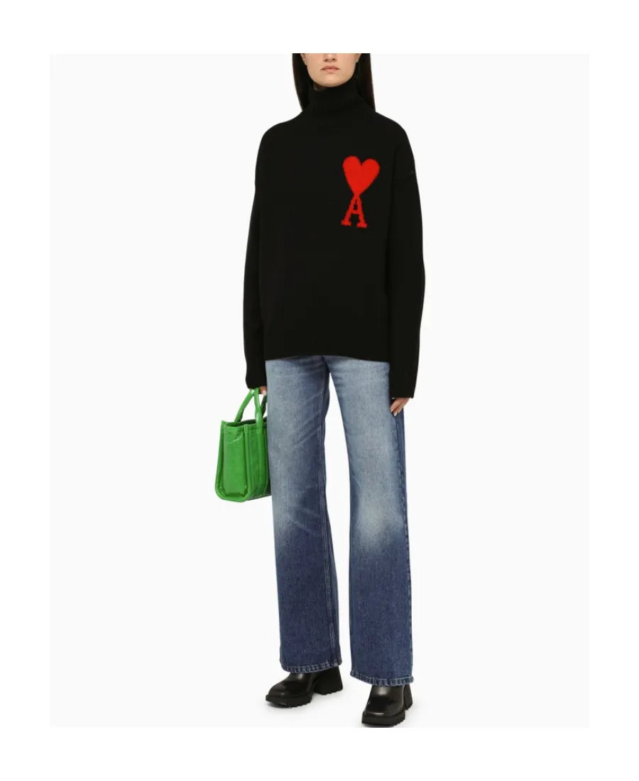 High Neck Knitted Sweater