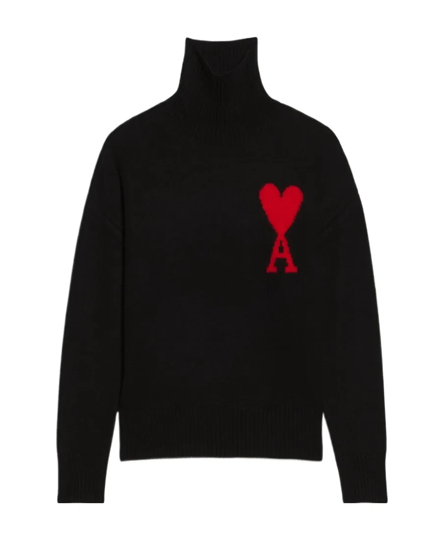 High Neck Knitted Sweater