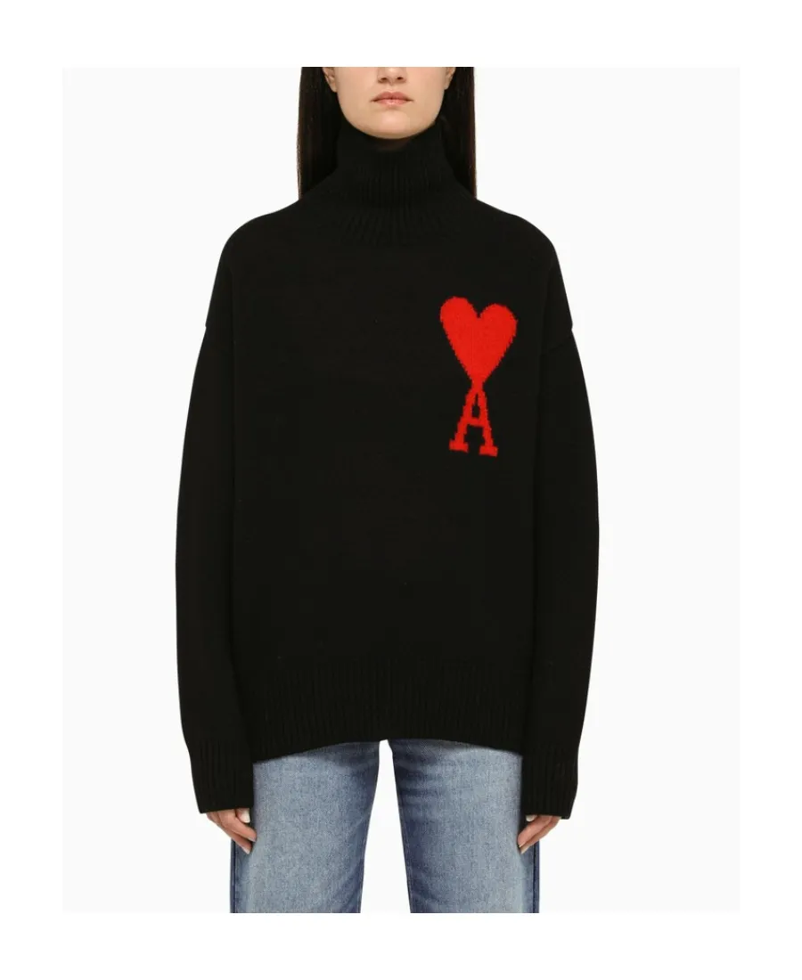 High Neck Knitted Sweater