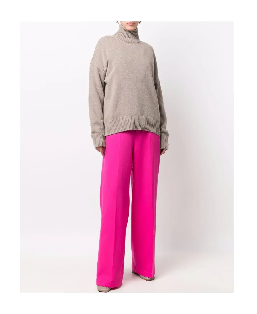 Wide-Leg Tailored Trousers