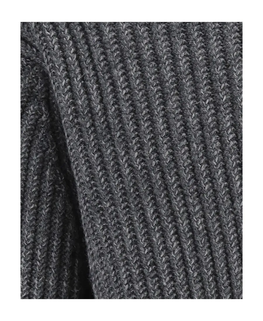 Ribbed-Knit Crew-Neck Jumper