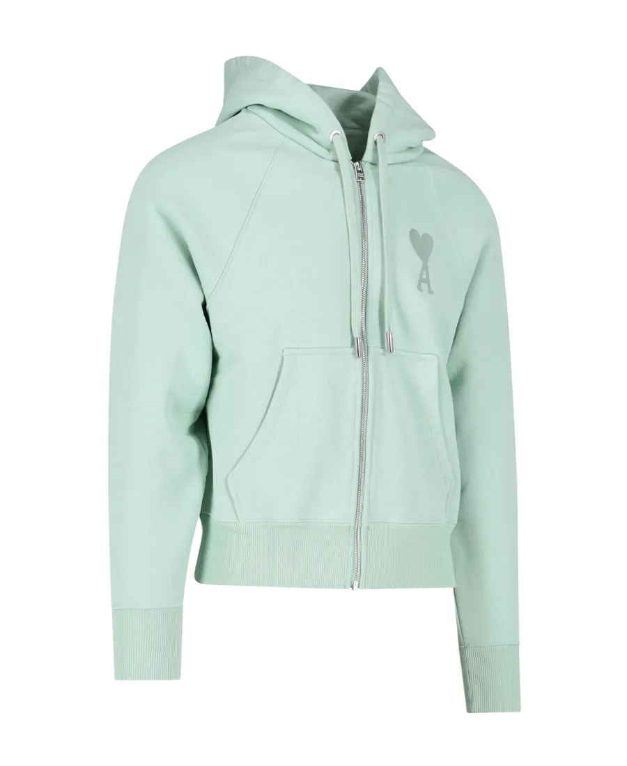 Ami De Coeur Zipped Hoodie