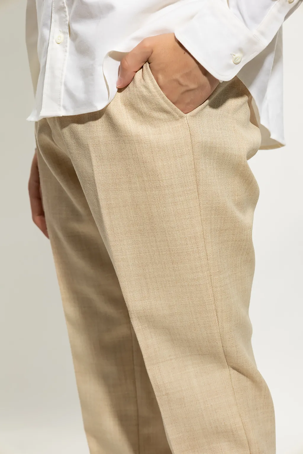 Tailored Slim Cut Trousers