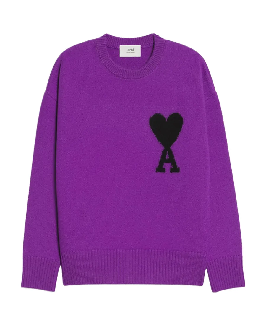 Ami De Coeur Intarsia-Knit Jumper