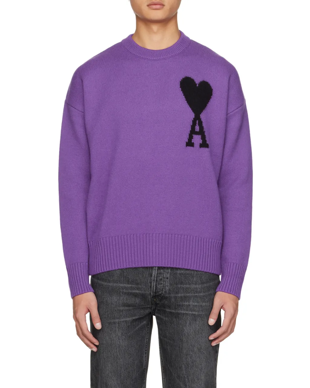 Ami De Coeur Intarsia-Knit Jumper
