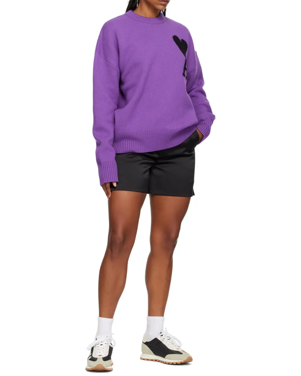 Ami De Coeur Intarsia-Knit Jumper