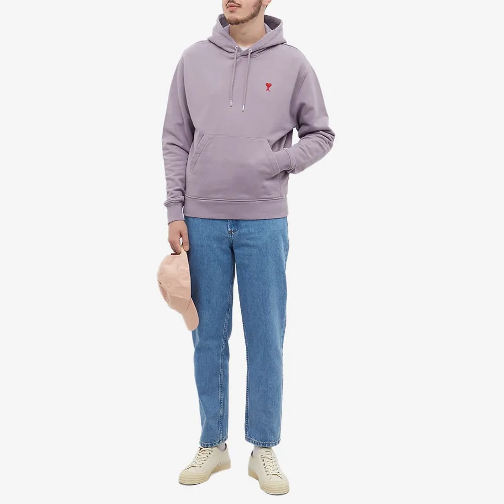Embroidered-Logo Organic Cotton Hoodie