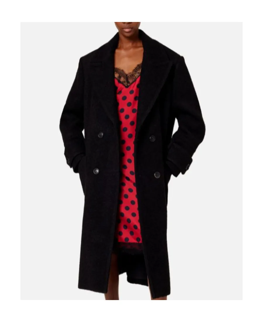 Logo Double-Breasted Coat