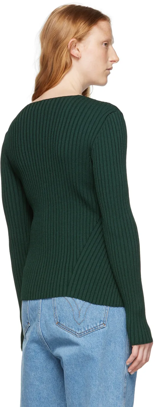 Long-Sleeved Knitted Cardigan