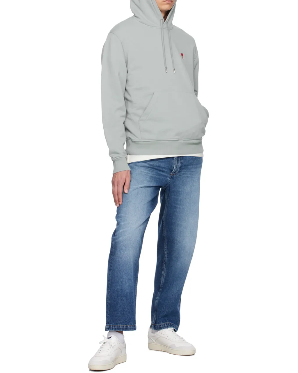 Ami De Coeur Drawstring Long-Sleeved Hoodie