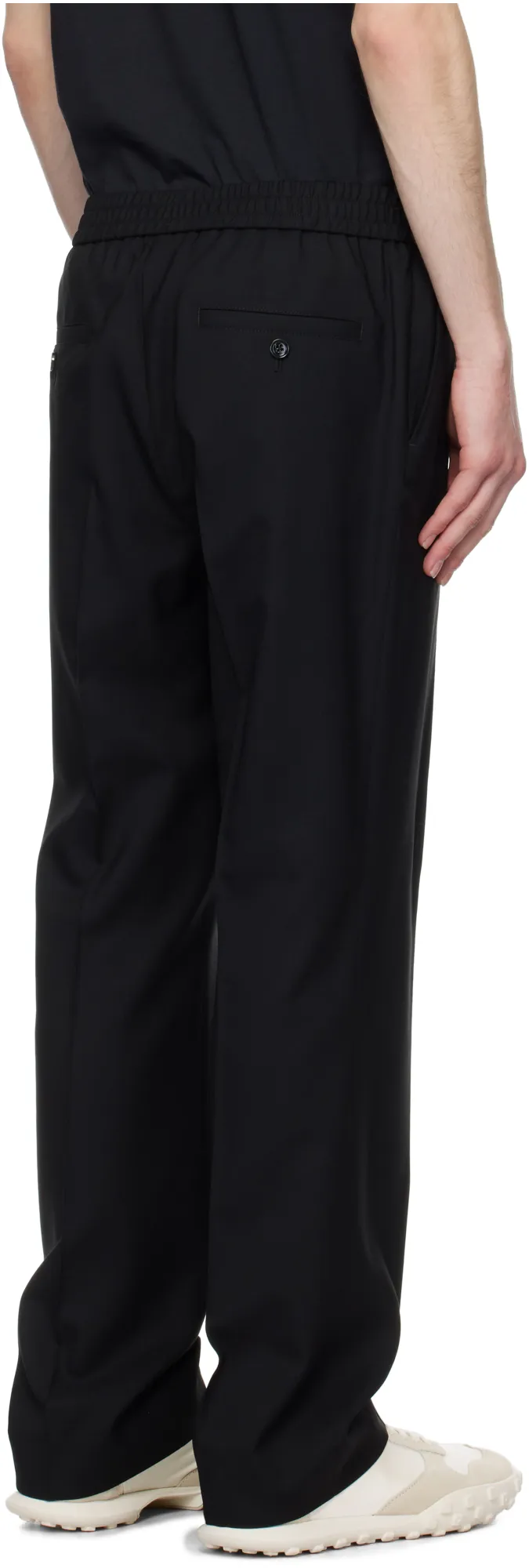 Tailored Straight-Leg Pants