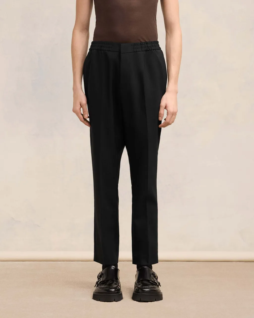 Tailored Straight-Leg Pants