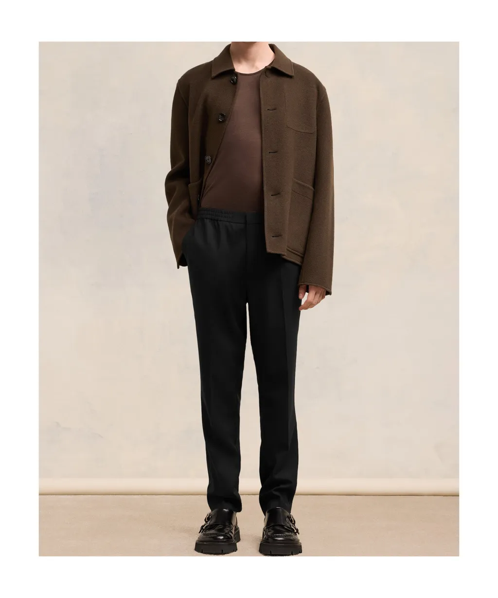 Tailored Straight-Leg Pants