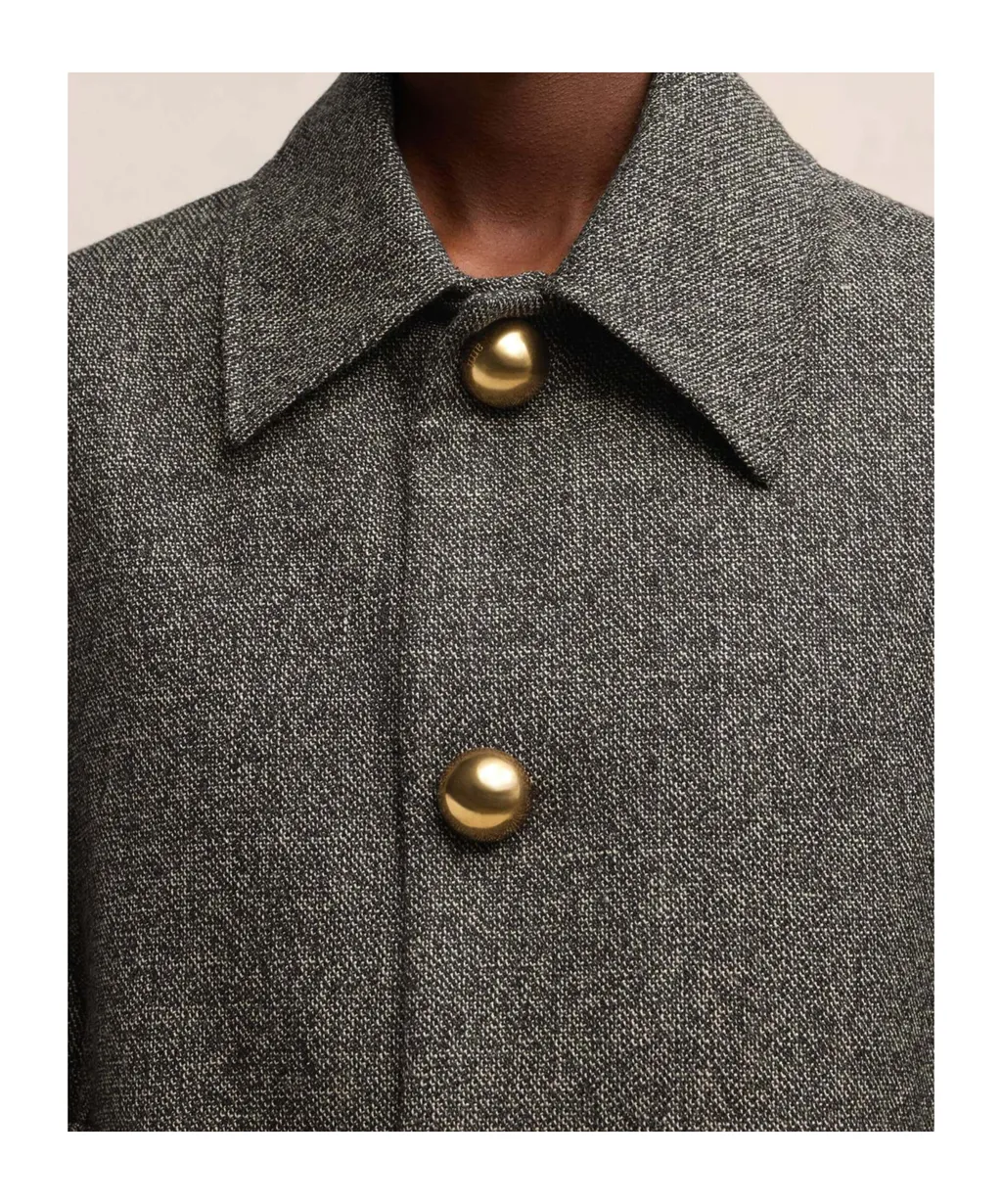 Oversized Short Belted Coat
