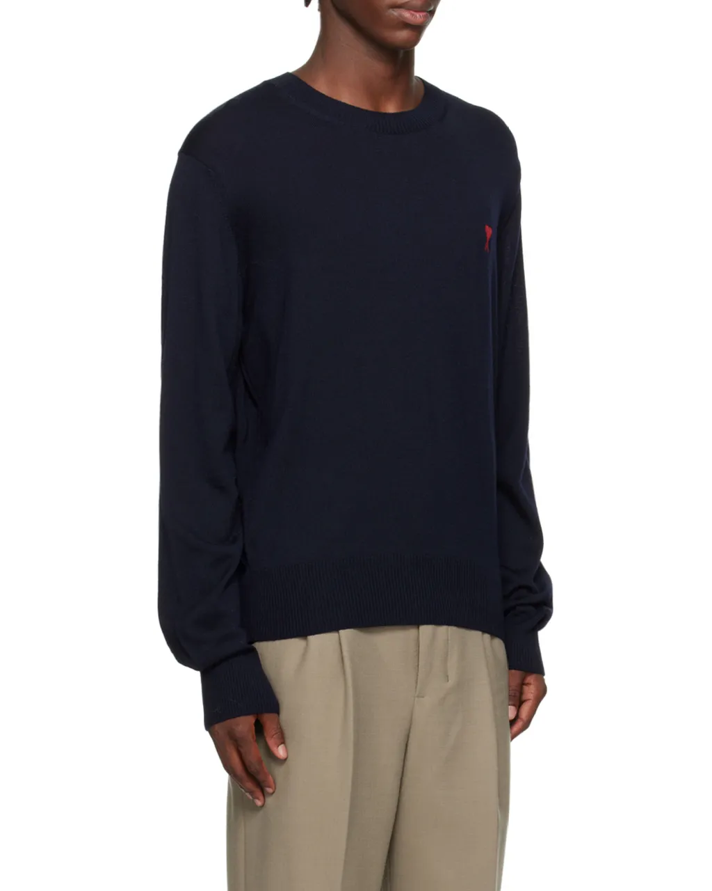 Ami De Coeur Logo Embroidered Crewneck Jumper