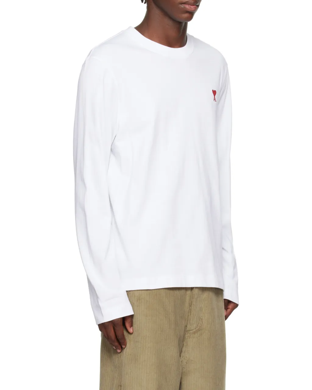 Ami De Coeur Logo Embroidered Long-Sleeved T-Shirt
