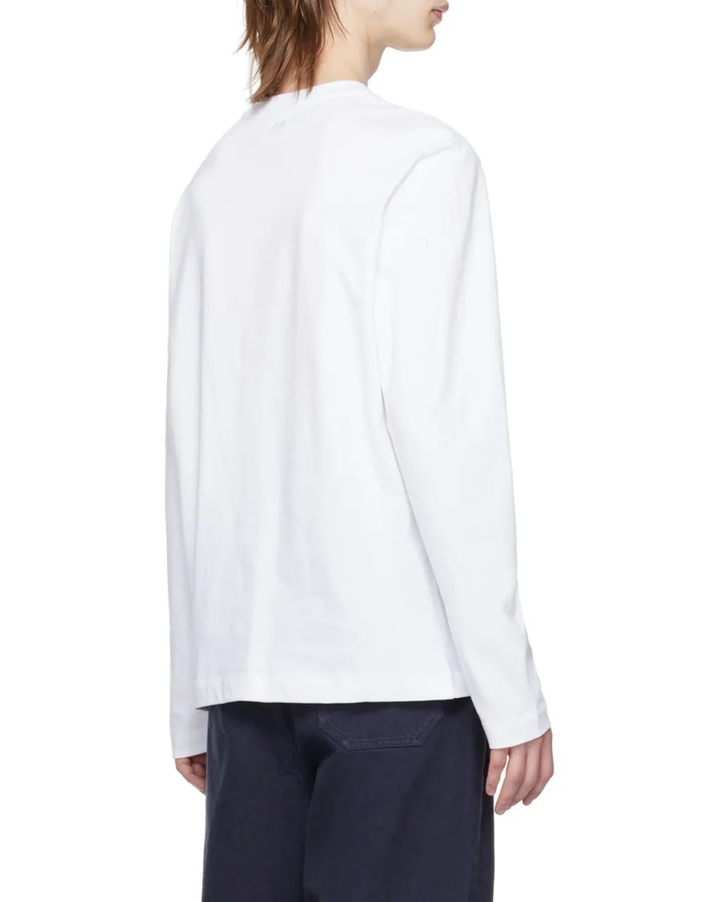 Ami De Coeur Logo Embroidered Long-Sleeved T-Shirt
