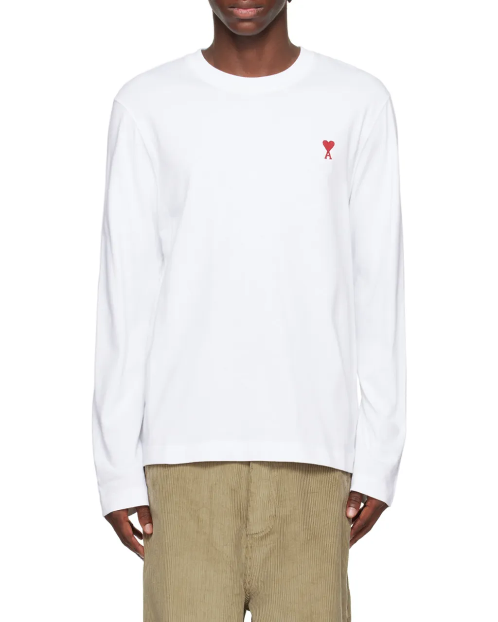 Ami De Coeur Logo Embroidered Long-Sleeved T-Shirt