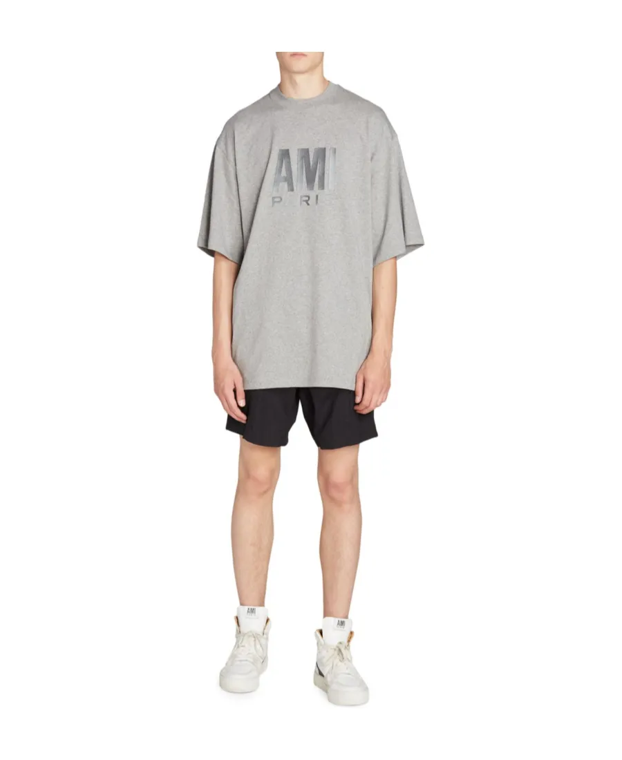 Logo Embossed Elastic Waistband Swim Shorts
