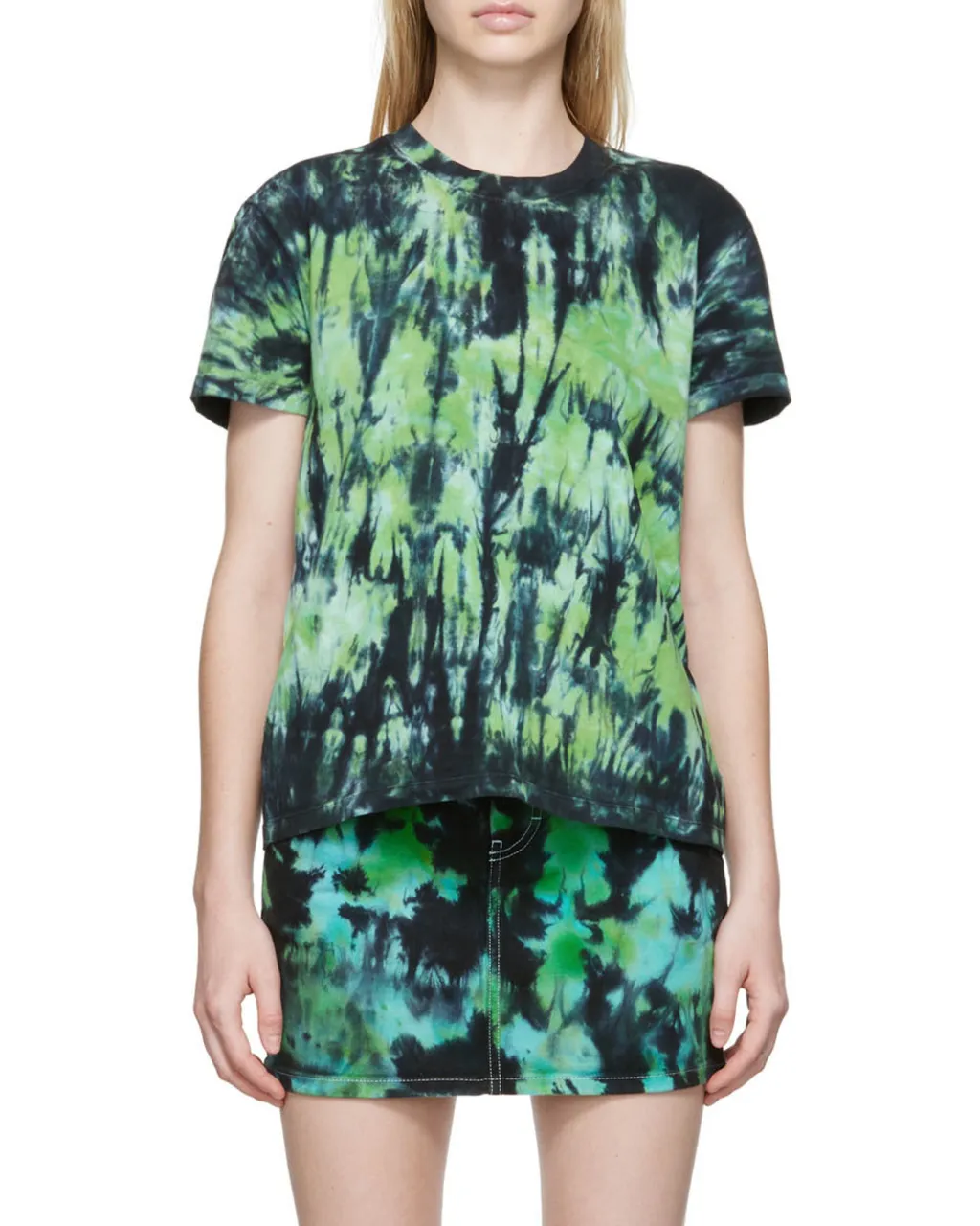 Tie-Dyed Crewneck T-Shirt