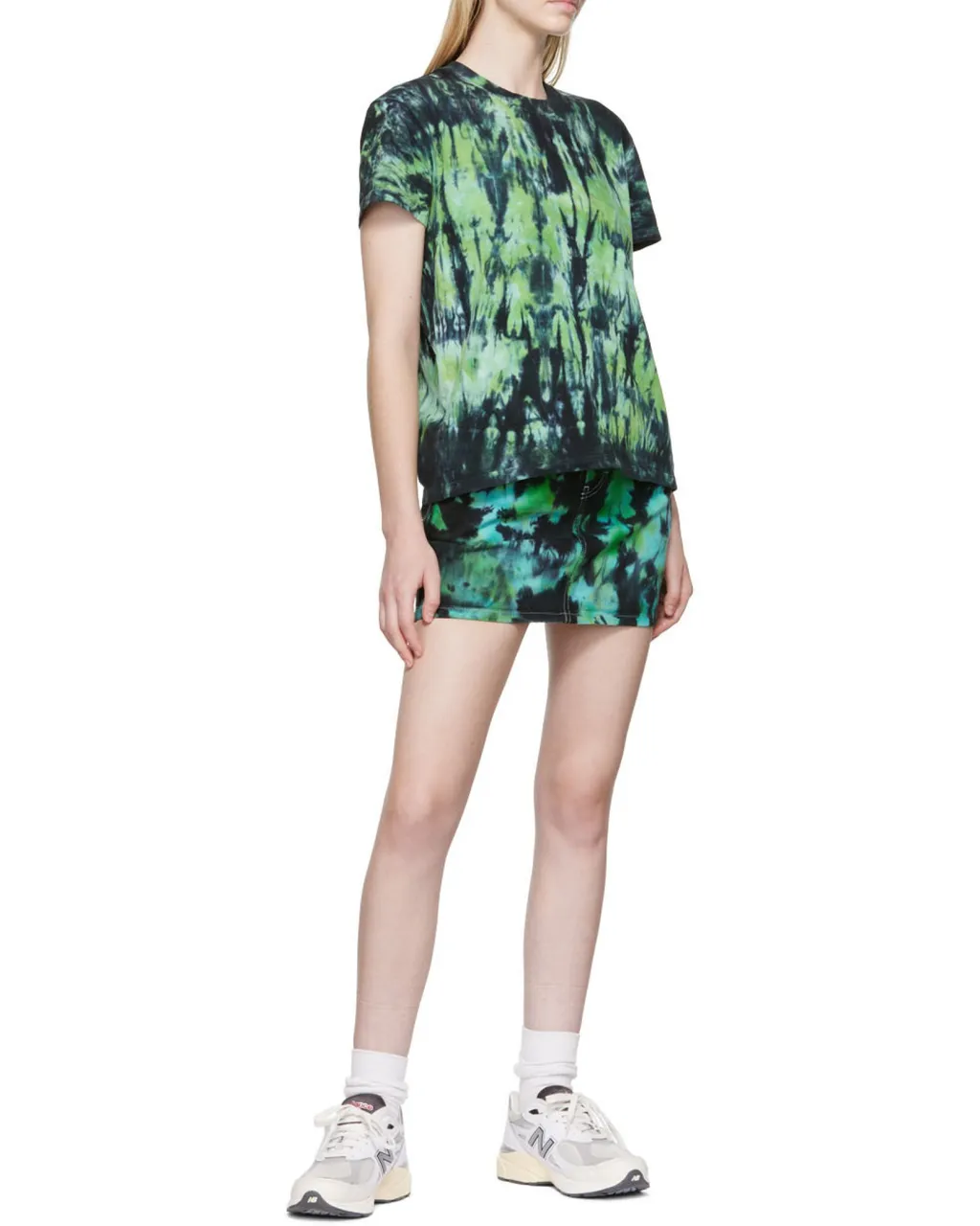 Tie-Dyed Crewneck T-Shirt