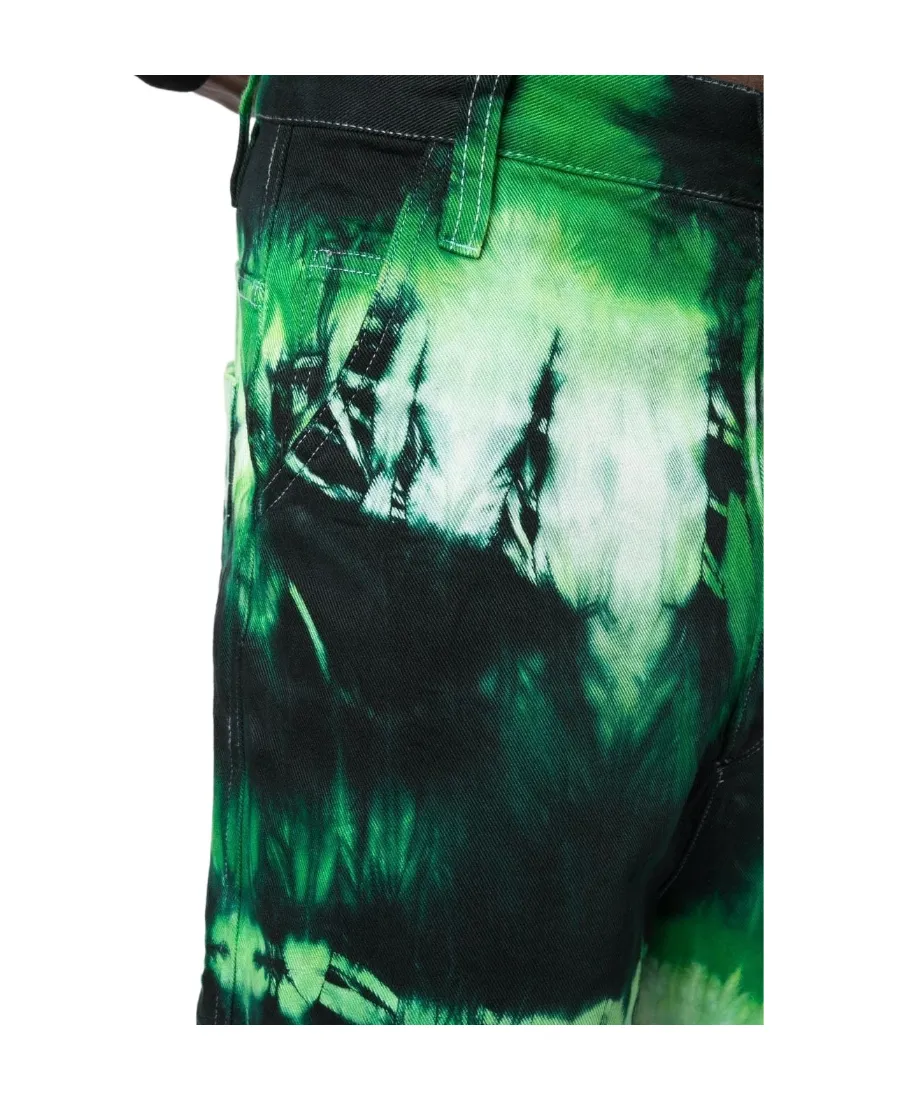 Tie-Dyed Bermuda Shorts