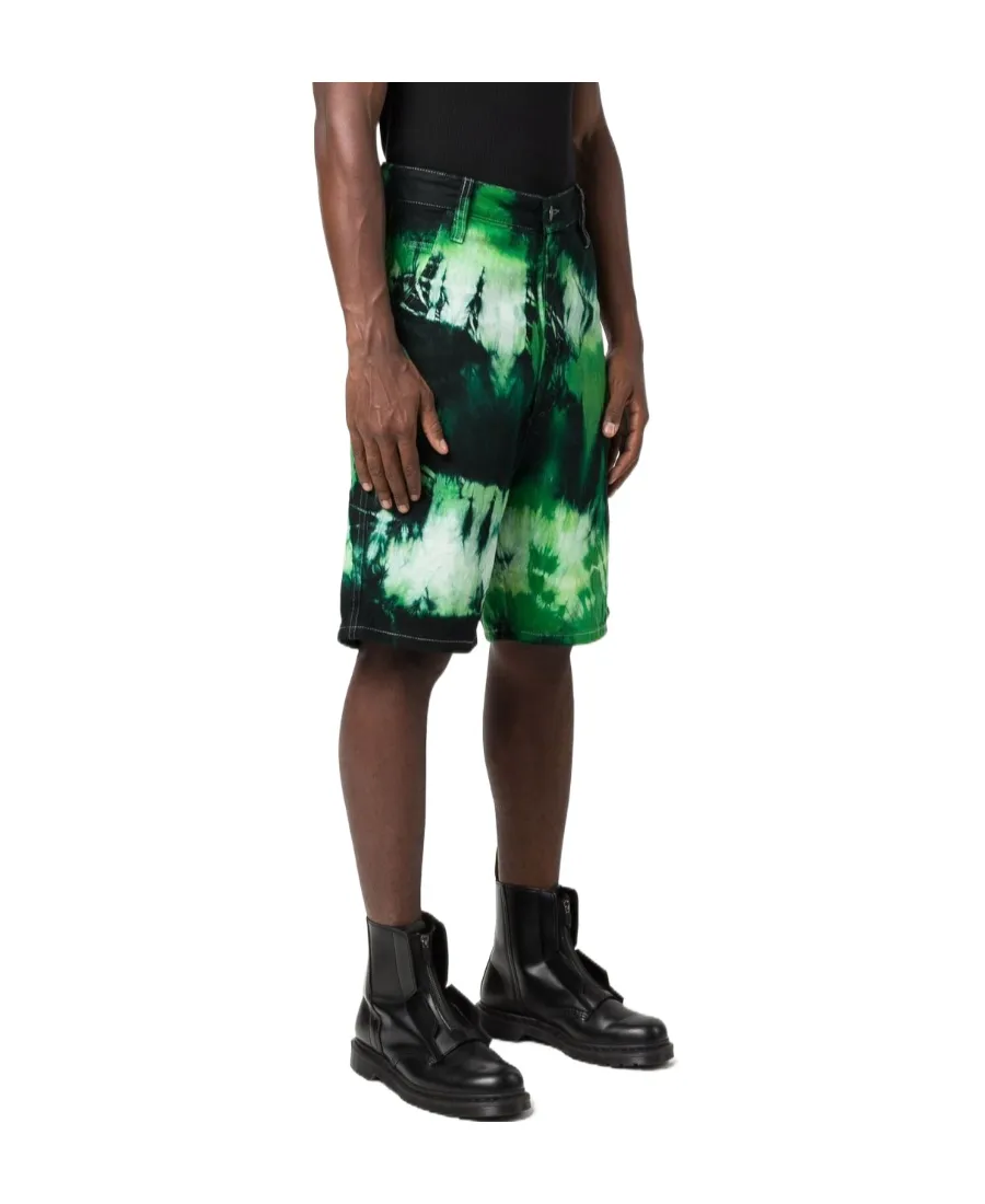 Tie-Dyed Bermuda Shorts