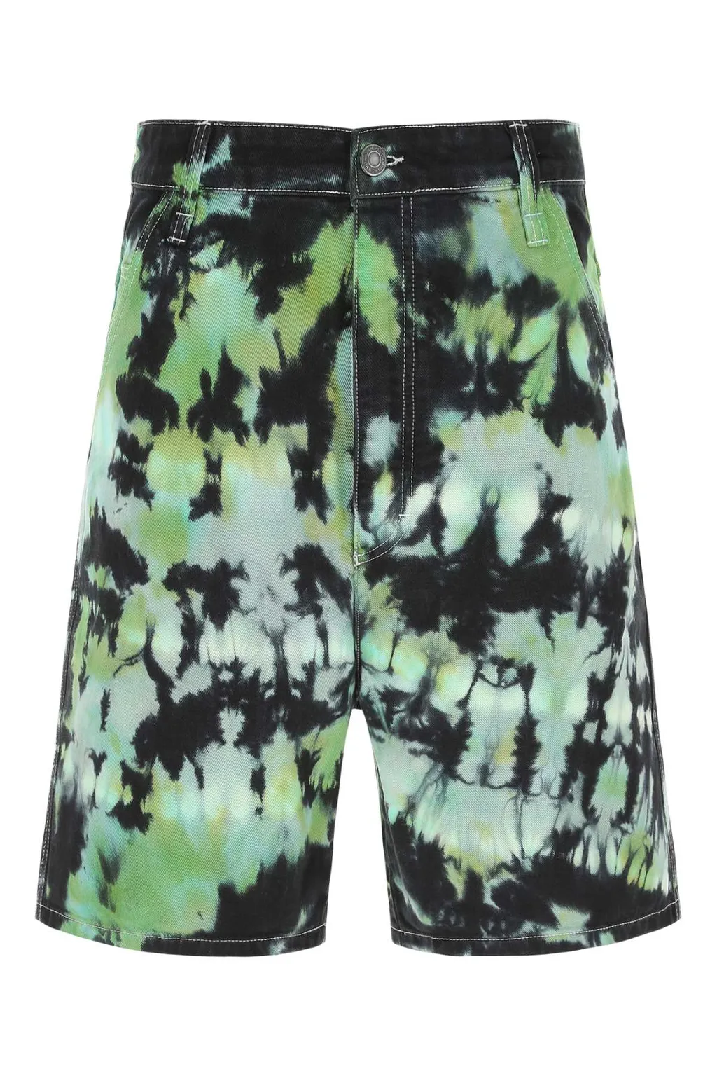 Tie-Dyed Bermuda Shorts