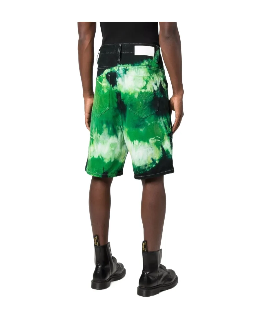 Tie-Dyed Bermuda Shorts
