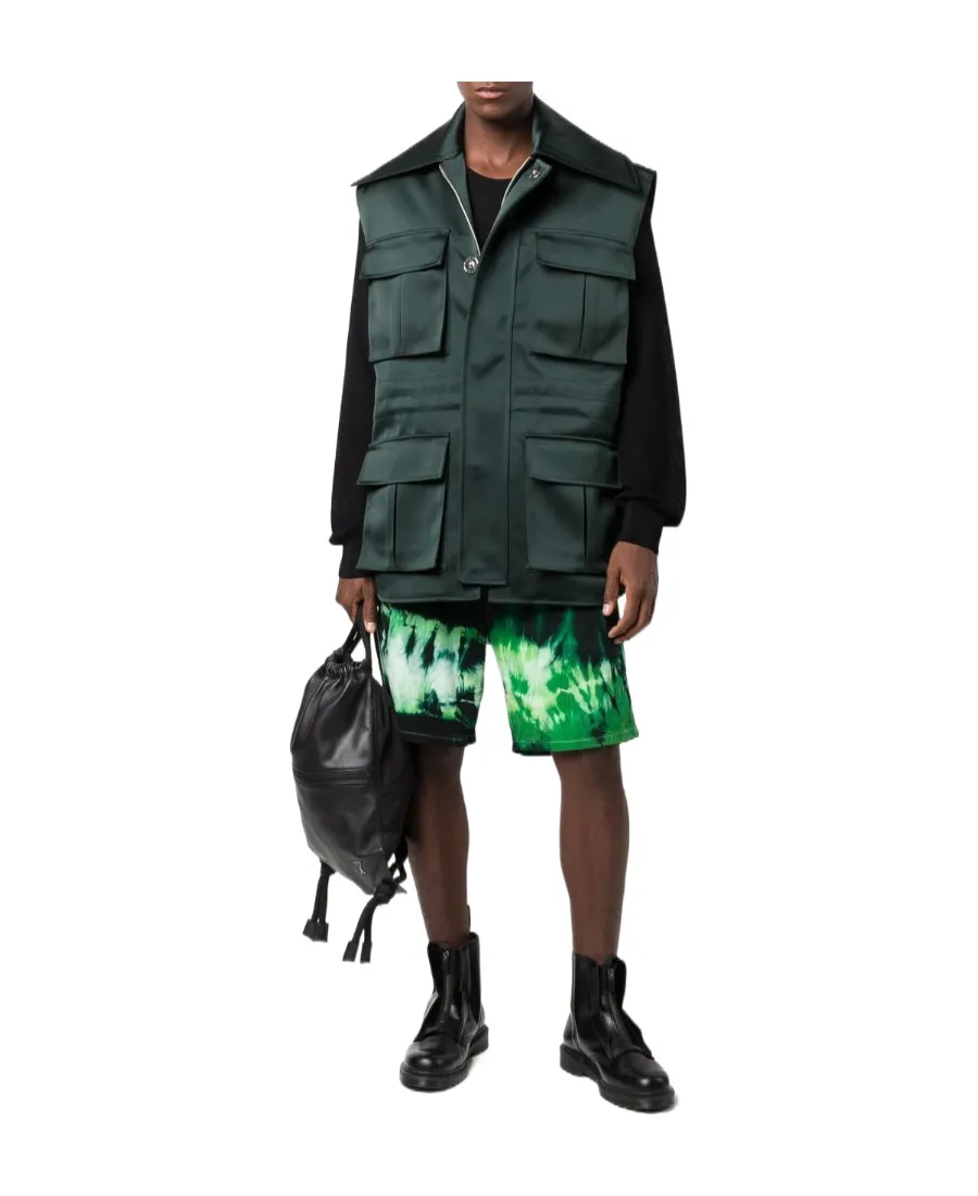 Tie-Dyed Bermuda Shorts