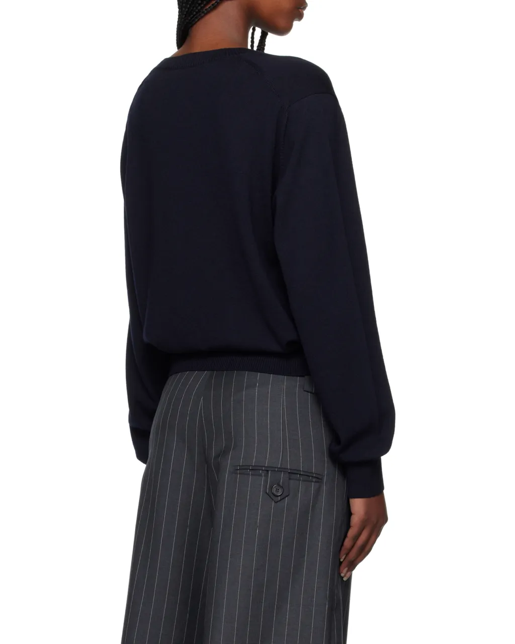 Ami De Coeur Logo Embroidered Knit Jumper