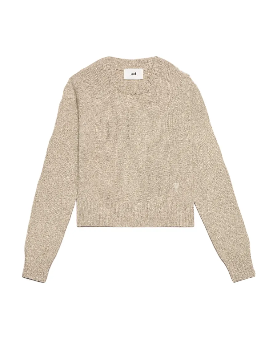 Logo Embroidered Knitted Jumper