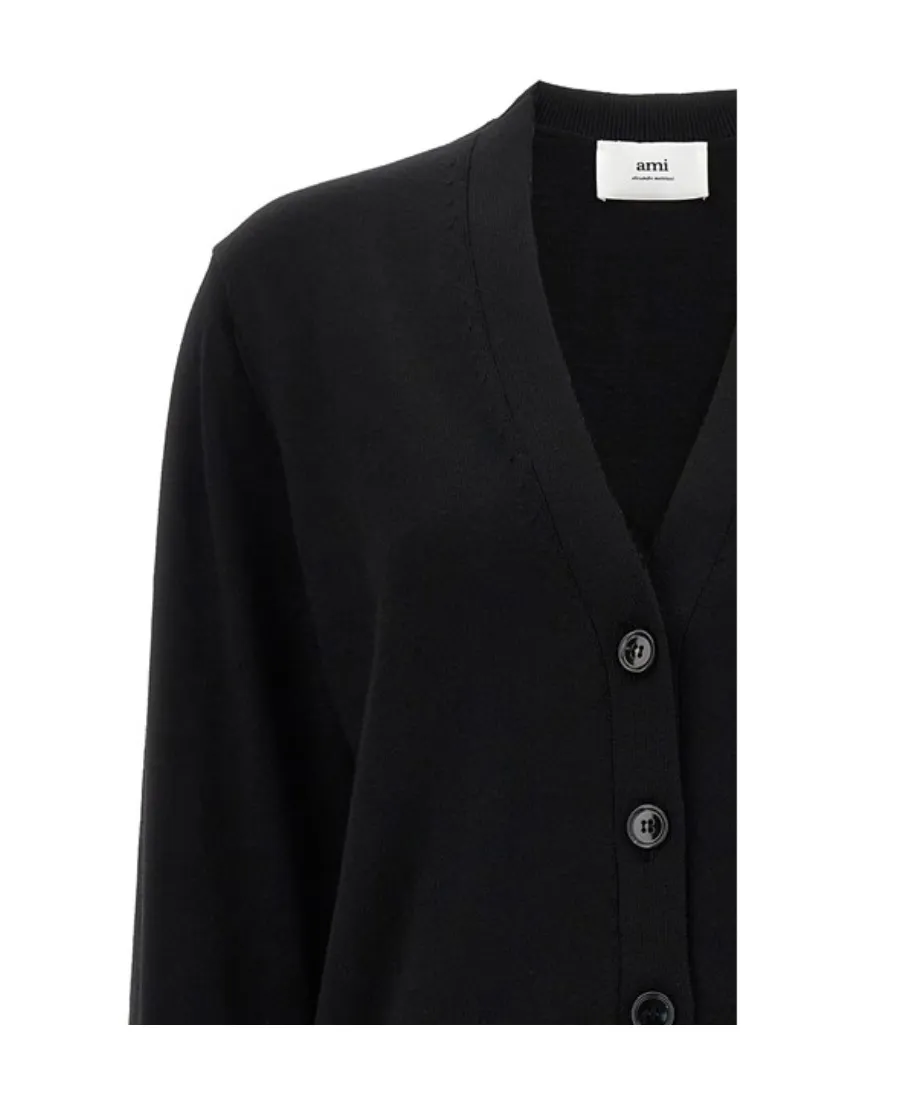 Long-Sleeved Knitted Cardigan