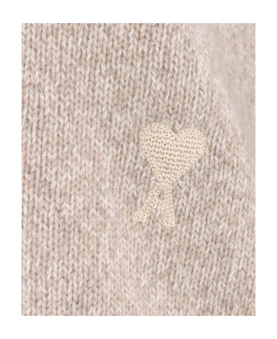Ami High-Neck Knitted Jumper