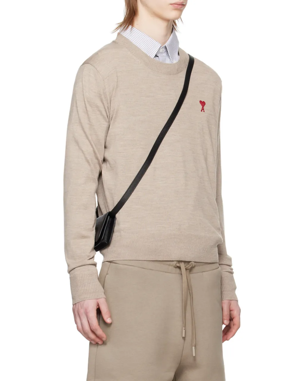 Ami De Coeur Logo Embroidered Crewneck Jumper