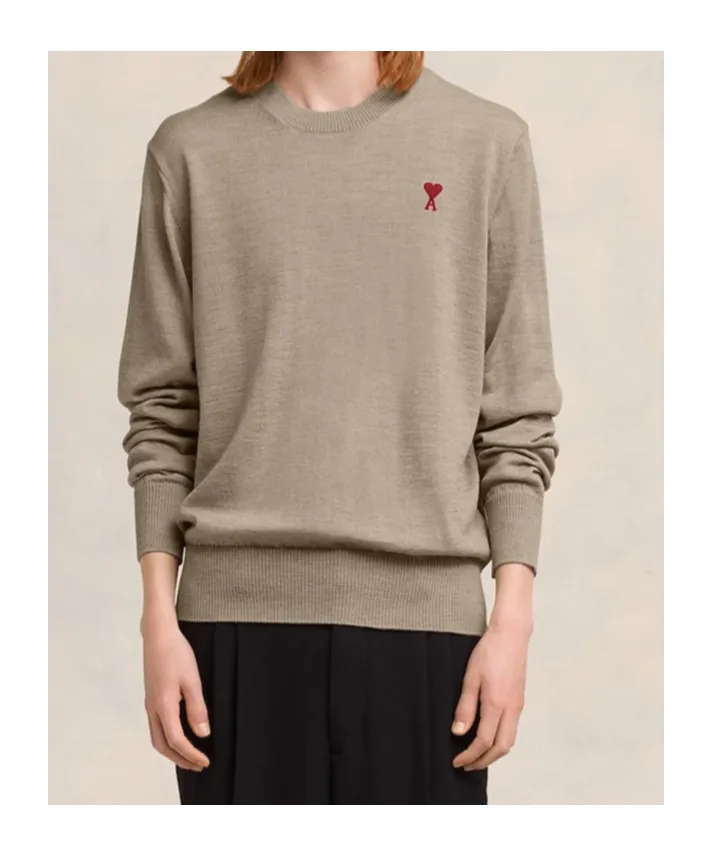 Ami De Coeur Logo Embroidered Crewneck Jumper