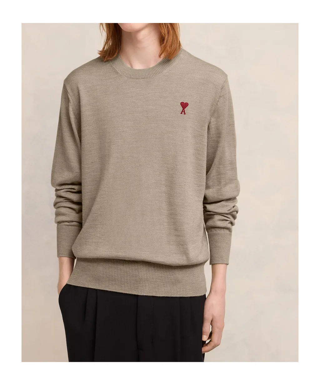 Ami De Coeur Logo Embroidered Crewneck Jumper