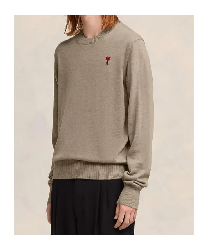 Ami De Coeur Logo Embroidered Crewneck Jumper