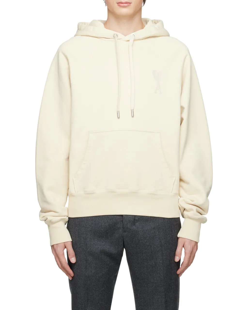 Ami De Coeur-Embroidered Organic-Cotton Hoodie
