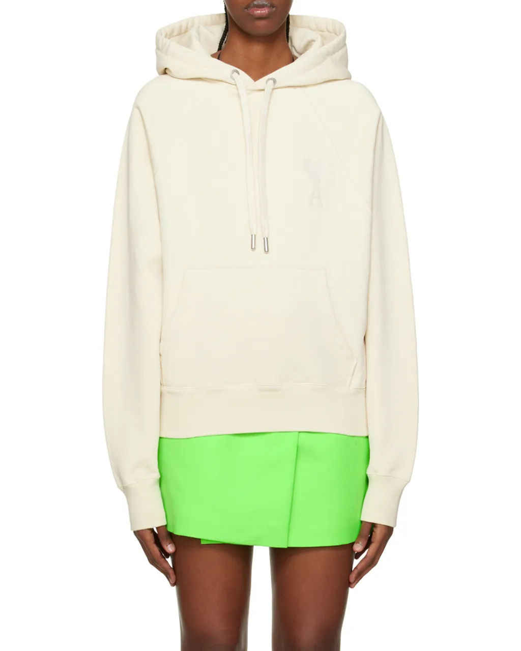 Ami De Coeur-Embroidered Organic-Cotton Hoodie
