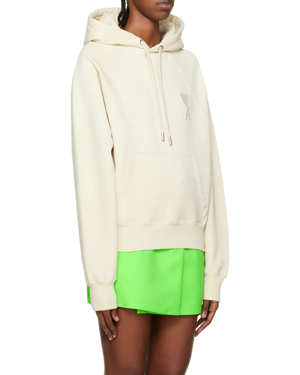 Ami De Coeur-Embroidered Organic-Cotton Hoodie