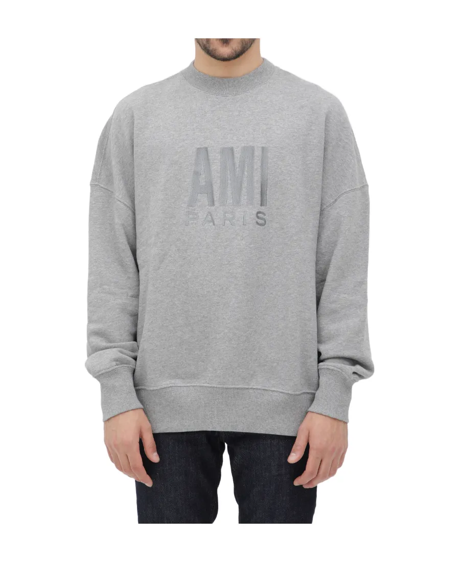 Logo Embroidered Oversize Sweatshirt
