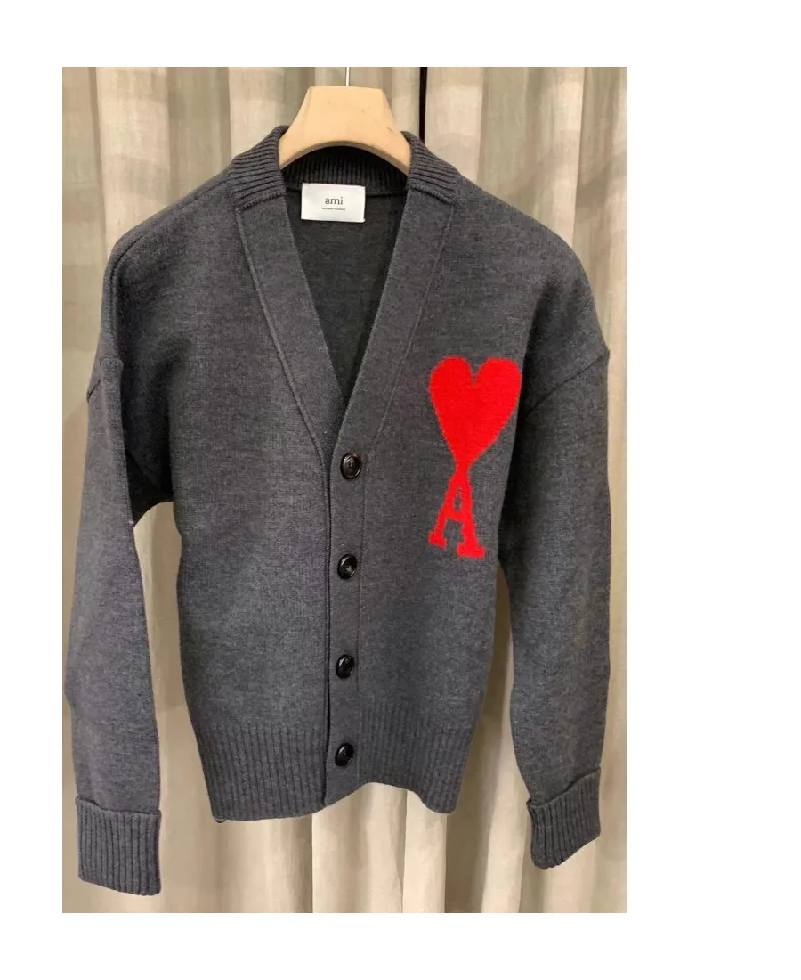 Ami De Coeur V-Neck Knitted Cardigan
